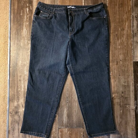 Bandolino Blu Mandie Woman's Plus Blue Jeans Sz 24W - Picture 1 of 9